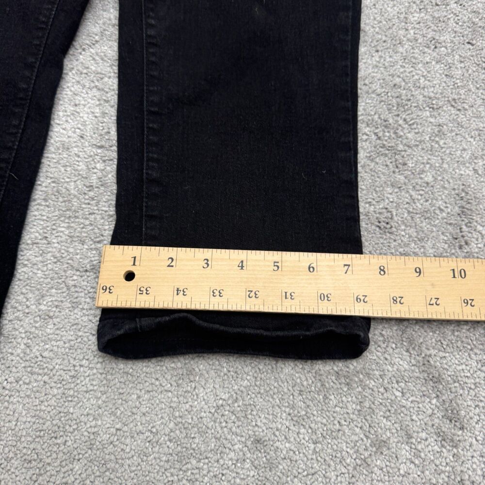 Supra Denim High Rise Capri Cropped Jeans Womens 14 Black Stretch Casual 32x20 - Picture 10 of 16